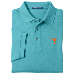Palmetto Moon Polo Shirt - Maui Blue (Available in Different Thread Colors)