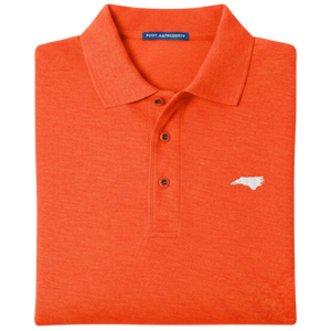 State of North Carolina Polo Shirt - Orange (Available in Different Thread Colors)