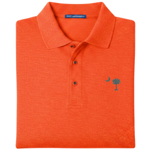 Palmetto Moon Polo Shirt - Orange (Available in Different Thread Colors)