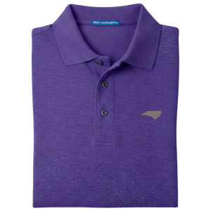 State of North Carolina Polo Shirt - Purple (Available in Different Thread Colors)