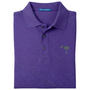 Palmetto Moon Polo Shirt - Purple (Available in Different Thread Colors)