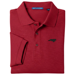State of North Carolina Polo Shirt - Red (Available in Different Thread Colors)