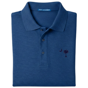 Palmetto Moon Polo Shirt - Royal Blue (Available in Different Thread Colors)