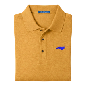 State of North Carolina Polo Shirt - Gold (Available in Different Thread Colors)