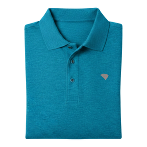 State of South Carolina Polo Shirt - Turquoise (Available in Different Thread Colors)