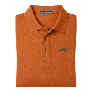 State of North Carolina Polo Shirt - Texas Orange (Available in Different Thread Colors)