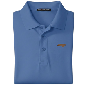 State of North Carolina Polo Shirt - Ultramarine Blue (Available in Different Thread Colors)