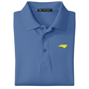 State of North Carolina Polo Shirt - Ultramarine Blue (Available in Different Thread Colors)