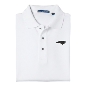 State of North Carolina Polo Shirt - White (Available in Different Thread Colors)
