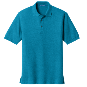 Palmetto Moon Polo Shirt - Turquoise Green (Available in Different Thread Colors)