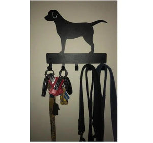 Labrador Dog Key Holder & Leash Hanger