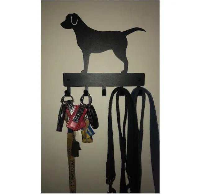 Labrador Dog Key Holder & Leash Hanger