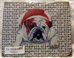 Fur Children Megabyte, Gigabyte, Dog Byte Mouse Pad - Bulldog (MPMGDB32)