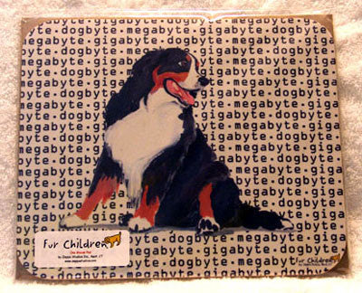 Fur Children Megabyte, Gigabyte, Dog Byte Mouse Pad - Bernese Mountain Dog (MPMGDB18)