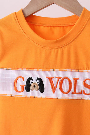 Tennessee Go vols smocked shorts set