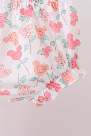 Happy Place Embroidered Bloomer Set