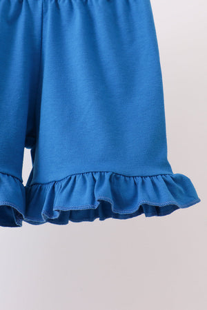 Blue Castle Smocked Ruffle Set