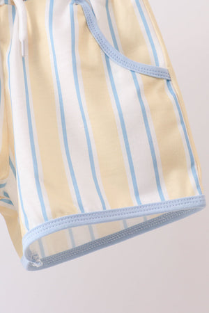 You're my sunshine embroidery Stripe Set