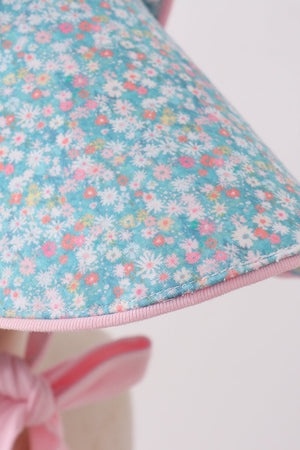 Green Floral Bonnet