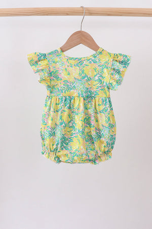 Yellow Lily Floral Bubble