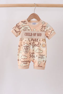 Child of God Smocked Romper