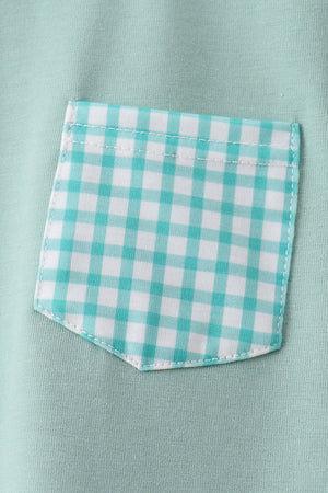 Green Duck Pocket Shorts Set