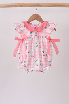 Pink Floral Ruffle Bubble
