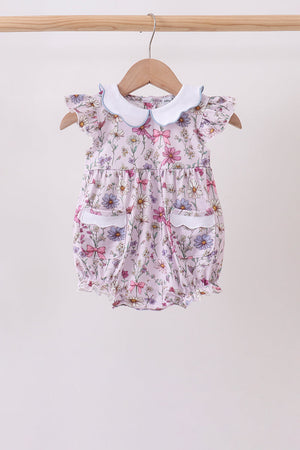 Purple Garden Ruffle Bubble