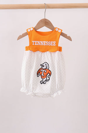 Orange Tennessee Applique Bubble