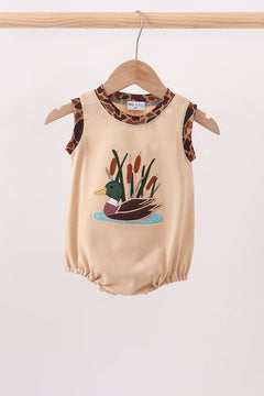 Camouflage duck applique bubble