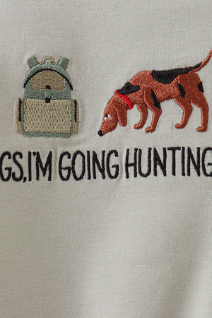 Sage Hunting Embroidered Bubble