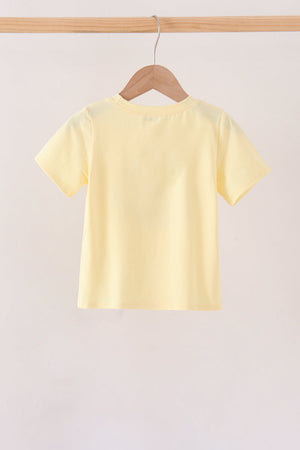Cream Jack-O-Lantern Applique Top