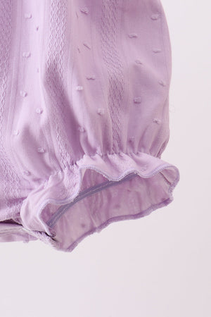 Purple Candy Smocked Bubble