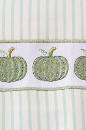 Sage Pumpkin Embroidery Bubble