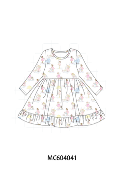 Pink all day adventure ruffle dress