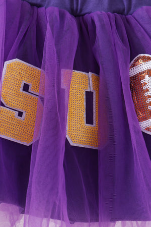 LSU football sequin tutu dress