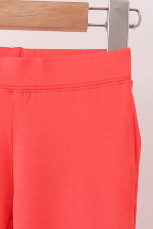 Pink santa claus bamboo pants set