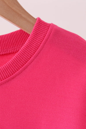 Hot Pink Santa Sequin Top