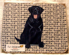 Fur Children Megabyte, Gigabyte, Dog Byte Mouse Pad - Labrador Retriever (Black) (MPMGDB85)