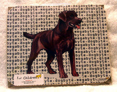 Fur Children Megabyte, Gigabyte, Dog Byte Mouse Pad - Labrador Retriever (Chocoloate) (MPMGDB86)