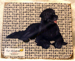 Fur Children Megabyte, Gigabyte, Dog Byte Mouse Pad - Newfoundland (MPMGDB97)