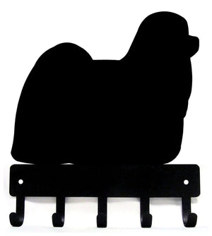 Maltese Dog Key Rack/ Leash Hanger
