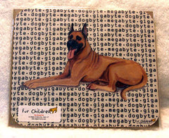 Fur Children Megabyte, Gigabyte, Dog Byte Mouse Pad - Great Dane (ZE-MPMGDB68)