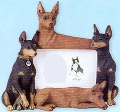 K9 Creations Miniature Pinscher 4x6 Photo Picture Frame (F78)