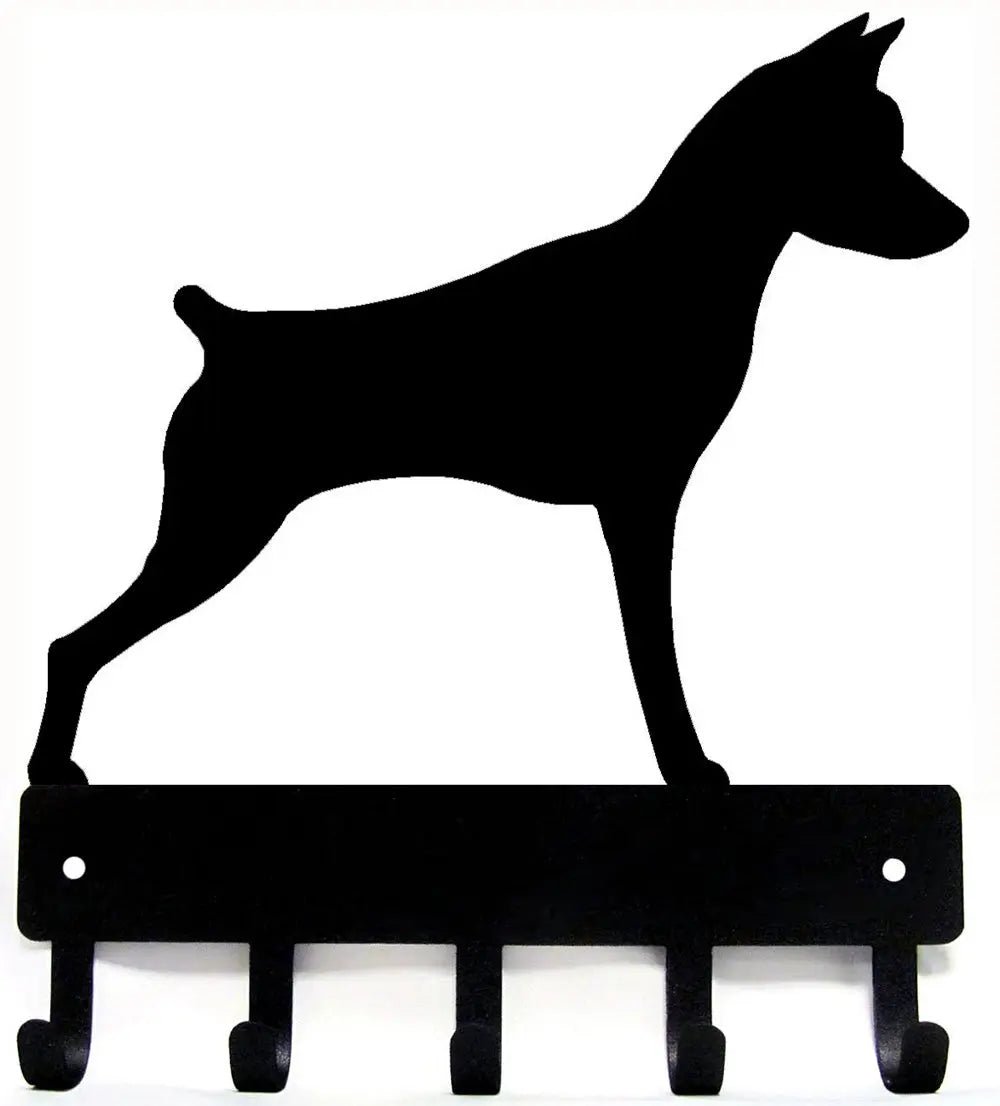 Miniature Pinscher Dog Key Rack/ Leash Hanger