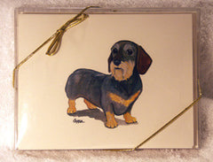 Fur Children Blank Note Cards - Wirehaired Dachshund (NC040551)