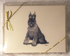 Fur Children Blank Note Cards - Schnauzer (NC0405121)