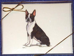 Fur Children Blank Note Cards - Boston Terrier (NC040524)