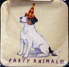 Fur Children Party Animal Coasters - Jack Russell (PC040481)