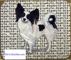 Fur Children Megabyte, Gigabyte, Dog Byte Mouse Pad - Papillon (MPMGDB103)
